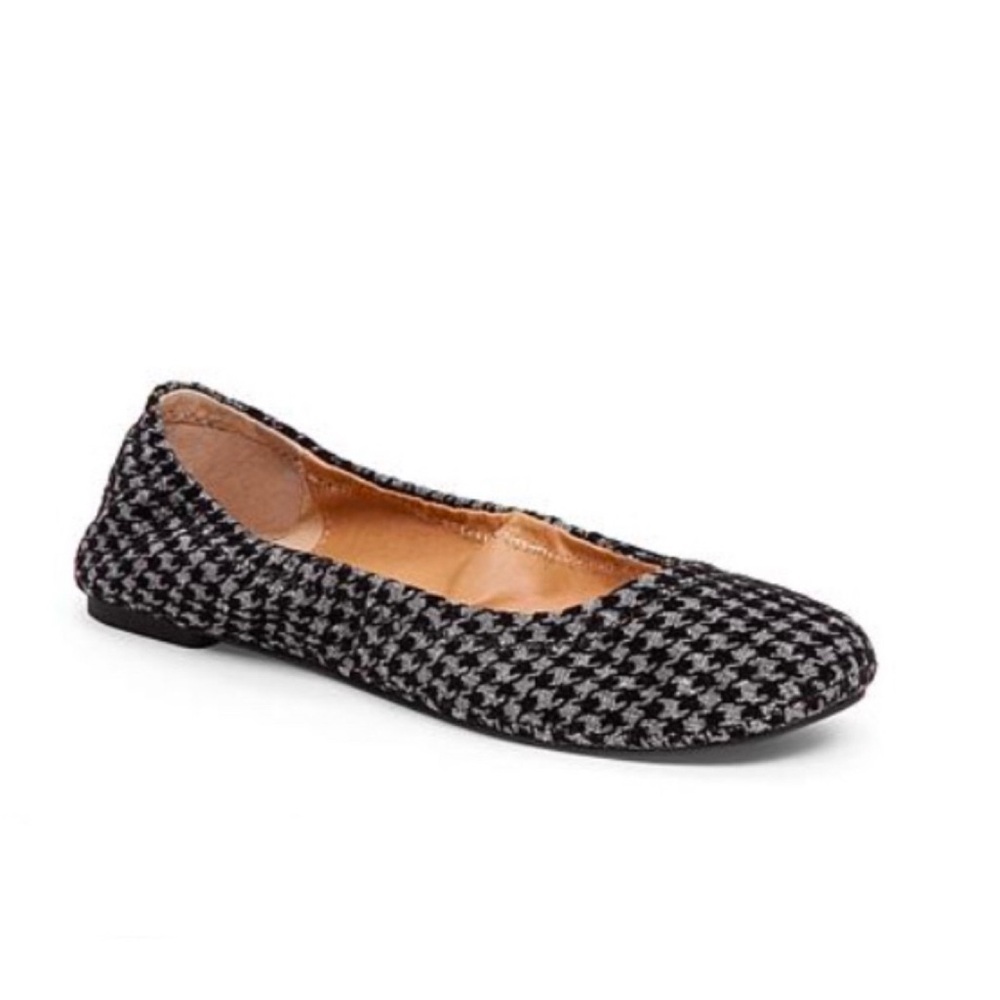 Lucky Brand Houndstooth ballet flats